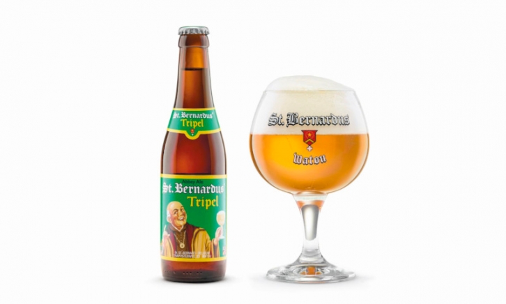 St Bernardus Tripel glas en flesje